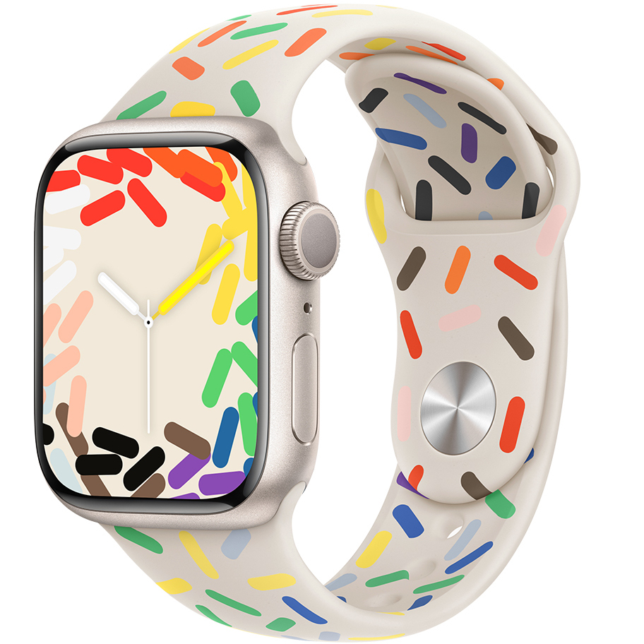Apple Watch Pride Sport Band - Sterrenlicht